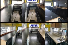 Before/after kitchen counter