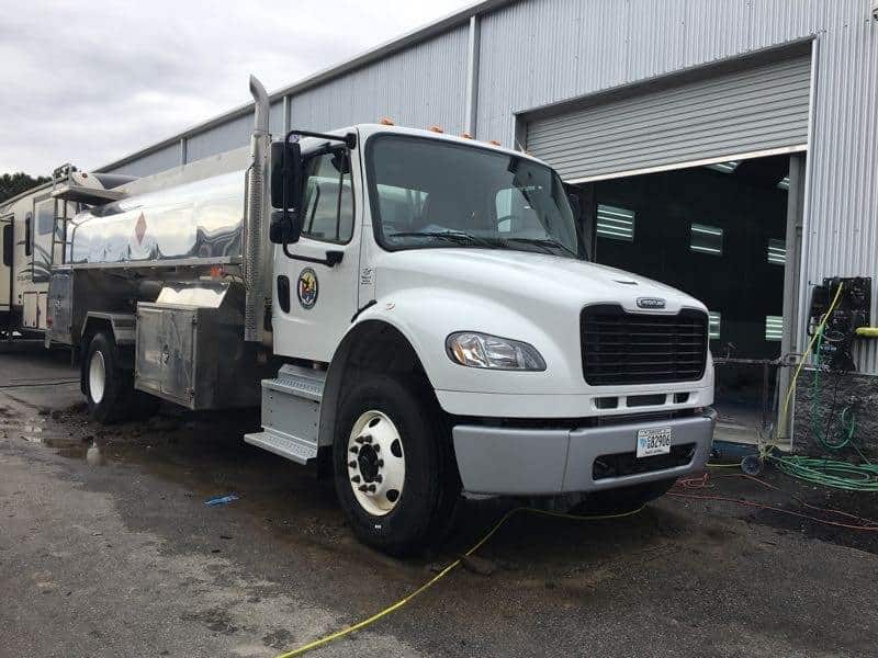 Commercial truck auto body shop.